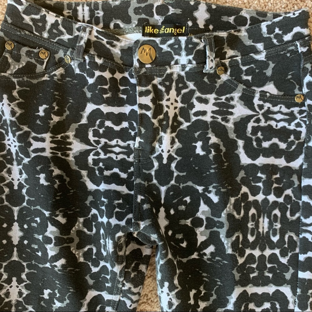 ❌EUC-LIKE AN ANGEL-Abstract JEGGINGS-S❌ - Picture 7 of 8